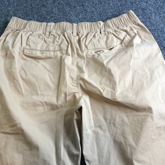 Pact Pants Womens Large Tan Button Casual Stretch Pull On Organic Cotton - Picture 10 of 12